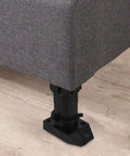 Adjustable Cabinet Leveling Feet 4 Pack Black ABS Furniture Legs with Thickened Design and Moisture Resistant Feature for Kitchens
