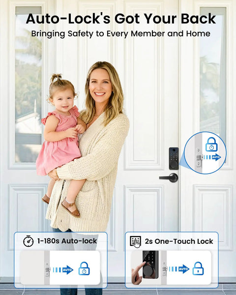 Keep Your Home Secure With This Top Shelf Keyless Entry Fingerprint Smart Deadbolt Bringing Quick Bluetooth App Sync Crisp Event Logs And Zero Friction Android Ios Pairing