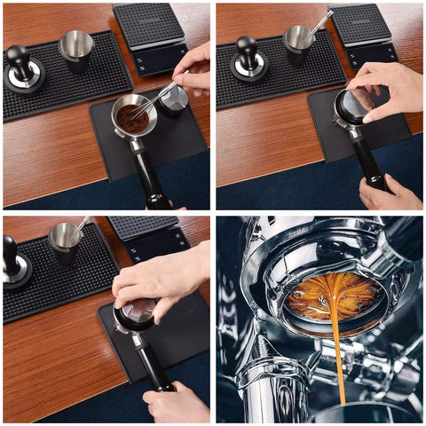 Espresso Coffee Stirrer Stainless Steel Mini Whisk For Espresso Stirring Distribution in portafilter with barista tool
