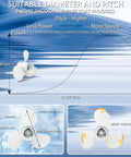 Diagram of 9 7/8 X 10 1/2 Inch Aluminum Boat Propeller For Yamaha Outboards showing size, pitch, and right-hand rotation
