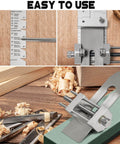 Chisel Sharpening Jig With Lightweight All Metal Honing Guide System, Adjustable for 0.156 to 3.46 inch chisels and planes.