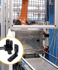 Installed 20Pcs 2020 Aluminum Extrusion Connectors 3 Way Corner Brackets L Slot T Slot Interior Joint Set 6mm for industrial frames