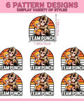 Cute Babys Monkey Punchs Trends Meme DTF Transfers For DIY Clothing And T Shirts Ready To Press Heat Transfer Stickers 7x7