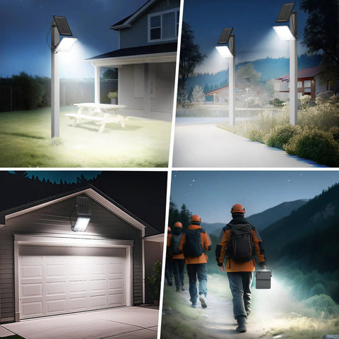 Heavy Duty 200W Solar Flood Light With Remote Straight Up Bright 40000 Lumen Output Zero Plug Needed Waterproof IP66 Dusk To Dawn Sensor Built Different To Run Your Yard Smoothly