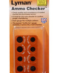 Handgun Ammo Checker Gauge Block Kit In Orange For Fast Reload Verification And Precise Cartridge Checks Pro Grade Pistol Reloading Tool Easy To Use Durable Construction, Lyman ammo checker