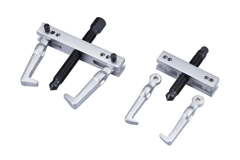 Beefy 20-Piece Multi Purpose Bearing And Pulley Puller Set with drop-forged tools for alternating pulleys and gears.