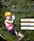 Child using Beefy Thickened 316 Stainless Steel Wire Rope 7x19 Aircraft Cable 500 Ft 4000 Lbs Breaking Strength for zip line