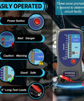 Pro Grade Insulation Resistance Tester Up To 1000 Megohms At 500V Durable Megohmmeter For HVAC Electrical DIY And Home Improvement