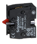 Harmony XAC Beefy Add On Single Contact Block For Industrial Machines And Manufacturing with spring return and screw clamp