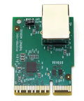 Heavy Duty Wired Ethernet Module For Zebra ZD421 ZD411 ZD611 Label Printer with gold connectors and Ethernet port.