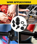 M8 Flange Hex Bolt Assortment Kit With Flat And Spring Washers And Hex Nuts, 164 Pc Metric Fastener Set in various uses