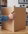 Heavy Duty L Shaped Cardboard Corner Protectors set of 20 pcs on box for shipping and moving, 0.11 inch thick reinforcement
