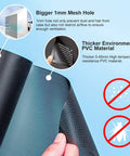 Close-up of 2 Pack DIY Dust Filter Mesh Covers For PC Case And Fans with Magnetic Strip, 1mm hole mesh for superior airflow.