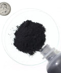 Graphite Powder 44 Micron 99.9 Percent Pure Mil Spec Eight Ounces In Four Bottles Two Ounces Each Fine Carbon Powder with bottle and coin