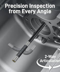 10ft Articulating Borescope For Mechanics And HVAC Inspections Two Way Camera Probe Lets You Steer Up Down And Around Tight Corners