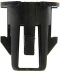 Dorman 74014 clutch pedal linkage bushing, black plastic, front view