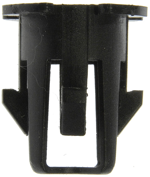 Dorman 74014 clutch pedal linkage bushing, black plastic, front view