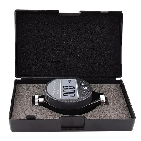 Portable Digital Hardness Tester 0 To 100 HD Shore D Durometer With Large LCD Display For Rubber Tires Plastics Thermoplastics Flooring And Bowling Balls Data Hold Zero Calibration Button Boss Level Accuracy Easy No Brainer To Use in carrying case