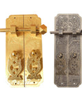 Retro Brass Drawer Knob Set For Cabinets And Dressers, Dope Vintage Square Pull Handles, classic Chinese craftsmanship