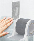 Heavy Duty Window Screen Repair Tape For Mosquito Screens Tents And Patio Nets Easy Peel And Stick Patch Kit with adhesive backing