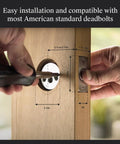 Installation of the smallest smart lock with built-in Matter and Thread, Bluetooth, compatible with Apple Home, Google Home, Alexa.