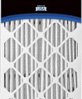 Front view of 16x25x5 MERV 12 Air Filter Replacement For Honeywell Lennox Systems 2 Pack, showing Nordic Pure branding and filter design.