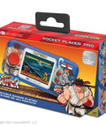 Street Fighter II Pocket Player Pro Handheld Console 2 In 1 Capcom Licensed Classics box with arcade game image