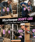 Built Tough 20V Cordless Drill Set With Fast Charging Battery And Sleek Pink Finish Delivering 250 In Lbs Of Torque during various repair tasks.