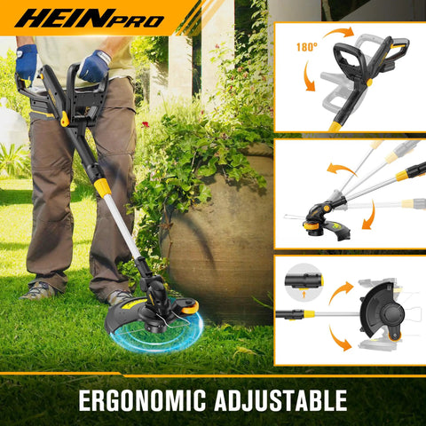 Cordless String Trimmer For DeWalt 20V Max Battery Bare Tool 12 Inch Weed Eater With Auto Line Feed in garden use