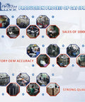 Production process of gas springs with factory OEM accuracy and strong quality for over 100000 sales.