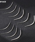 G23 Titanium Threadless Piercing Taper Kit For Ears 14G 16G 18G Insertion Pin Implant Grade Nickel Free Lead Free Corrosion Resistant Comfort Fit Safe For Sensitive Skin, curved silver taper set