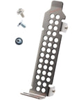 Top Shelf Sff Desktop Mounting Bracket For M2 Ssd And Pcie Adapter With A Slick Low Profile Build 54 Mm Screw Spacing Built Tough Short Backplate silver metal bracket with holes and screws.