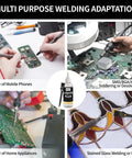 Liquid Solder Flux Water Based No Clean Flux for soldering electronics and stained glass work with leak proof bottle and brush.