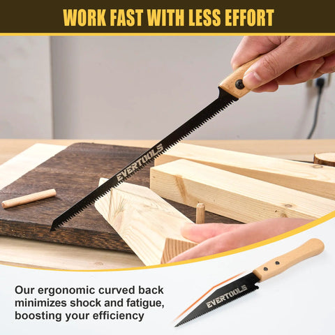 Precision Japanese Pull Saw Set Comes With Heavy Duty Sk5 Steel Ryoba And Flush Cutting Blades For Crisp Woodworking Trim And Yard Pruning Featuring Sweet Swing Action And Zero Sweat Operation