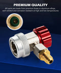 AC Freon Recharge Kit For Home Or Car brass adjustable coupler with R410A adapter, leakproof high-pressure fitting