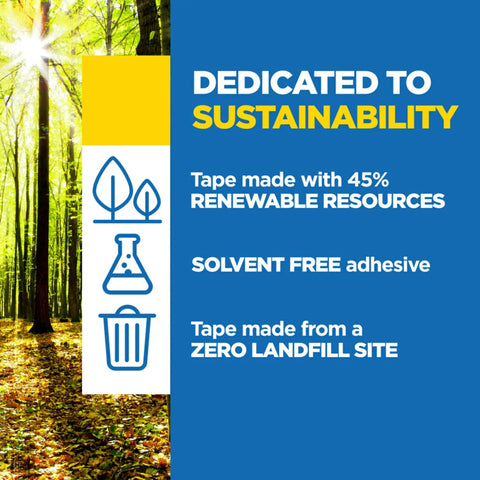 Sustainability commitment of Painter's Tape 1.88 Inch By 60 Yard Multi Surface with eco-friendly features.