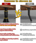 Heavy Duty Adjustable Bed Support Legs Gonna Stay Put All Night Long Zero Wobble Build comparison of strong and weak support legs
