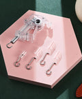 4 Pack Wand Wire And Sleeve Collar Replacement Kit For Horizontal Mini Blinds With Hook and Spare Stainless Steel Rods