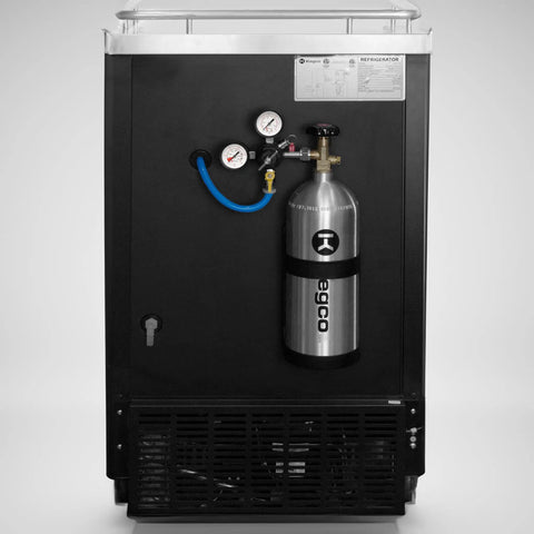 Lightweight 5 Lb Aluminum CO2 Tank For Draft Beer Dispensing Empty Silver Gas Cylinder For Home Bar Or Tap System Brand New Not Refurbished