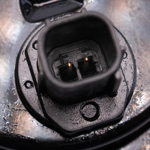 Close-up of a connector on the Drop In Rear Wheel Bearing And Hub Assembly For 19-22 Lexus ES300h ES350 And 18-19 Toyota Camry