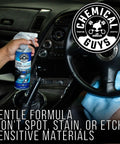 All In One Interior Cleaner And Protectant For Cars, 16 Oz Two Pack, Safe On Leather Vinyl Plastic Rubber And Glass, Delivers A Fresh Showroom Finish For Dash And Interior Surfaces. bottle in car interior