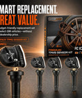 Dead On Accurate Tire Pressure Monitoring System Sensor 315 Mhz Built Tough For Gm Chevy Silverado Equinox Traverse Tahoe Suburban Malibu Camaro Bolt And More Heavy Duty Replacement Part included in 4-pack TPMS sensor kit.