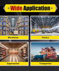 Wide application of Heavy Duty Machinery Skates With Nine Rollers Workhorse Mover Dolly for industrial use in warehouse, factory, supermarket, transportation.