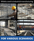 Heavy Duty Electric Hydraulic Rebar Bender Machine For Construction Use Bends 4-16 Mm Steel Bars Fast workers assembling rebar on site.