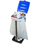 Portable Collapsible 13 Gallon Trash Bag Holder for Indoor Outdoor Use On The Go Camping And Parties Durable Plastic Trash Can Easy To Set Up