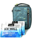 Badass Pixel Camo Soft Sided Cooler Lunch Bag With Two Ice Packs and Six Hours Of Fridge Cold Chill for food storage.