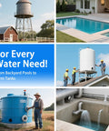 Long-Range Wireless Automatic Water Level Controller for Tank, Well and Cistern, solar-powered sensor in various installations
