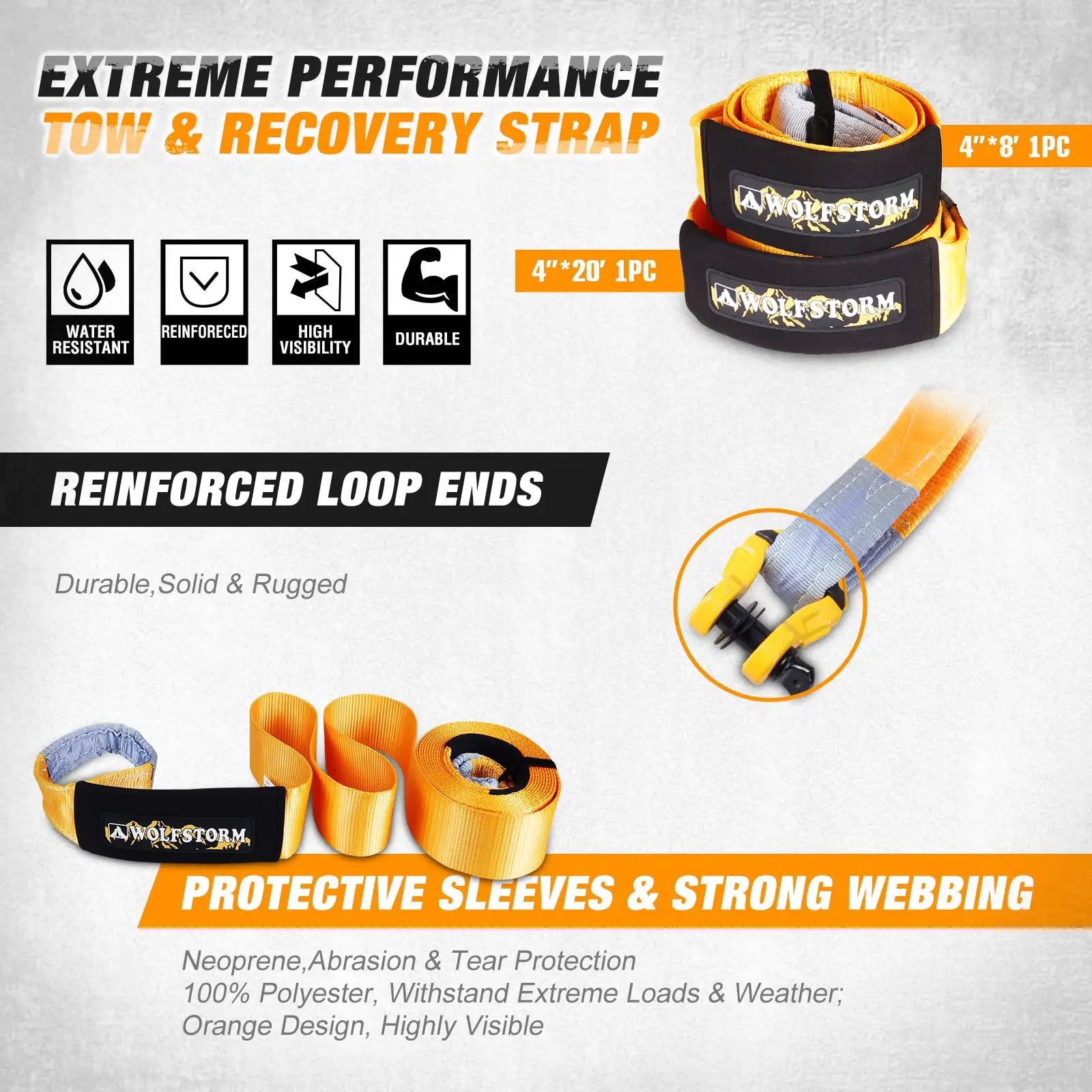 Beefy Off Road Winch Kit: 8-Piece, Ultimate Recovery ✓