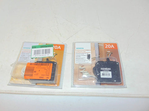 QA120AFCP 20 Amp Single Pole 120V Plug On Combination AFCI Breaker With LED Trip Indicator in packaging