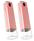Two purple lipstick-sized 2In1 Screen Cleaning Spray And Wipe Kits for Phones Tablets Laptops and Car Screens in transparent cases.